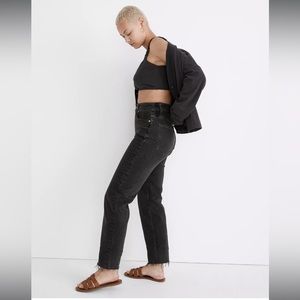NWT Madewell Curvy Perfect Vintage Straight Jean in Lunar Wash (W26)